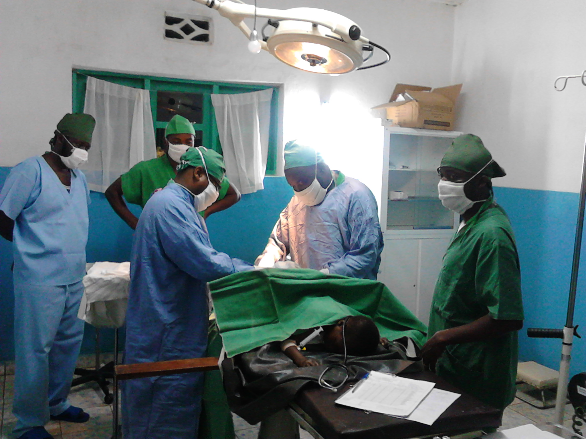 Bâtiment principal de l'hôpital